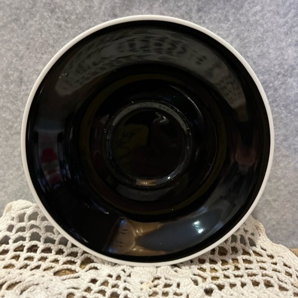 Vintage Royal Albert Black Saucer Bone China Made in England